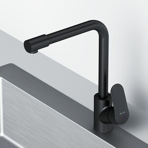 Смеситель для кухни Am.Pm Like с подключением фильтра, черный (F8005722)