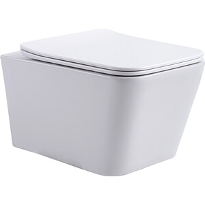 Унитаз подвесной безободковый Aquanet Tend W с сиденьем микролифт (276396)