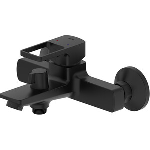 Смеситель для ванны IDDIS Bild черный матовый (BILBL00i02WA)