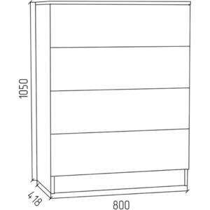 Комод МДК КМ2 венге