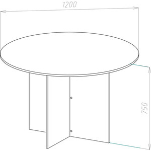 Стол переговорный МДК СП-К венге