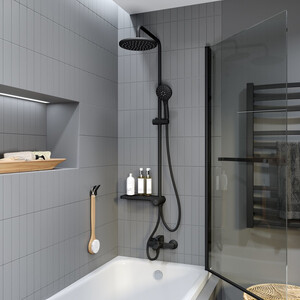 Душевой гарнитур IDDIS Ray черный матовый (RAYMS3Fi76)