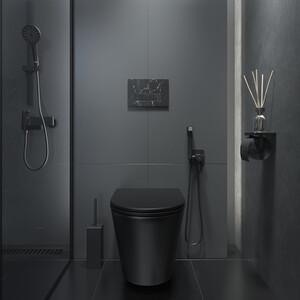 Кнопка смыва IDDIS On-X черный мрамор (ONX01B0i77)