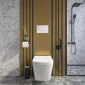 Кнопка смыва IDDIS On-X белый мрамор (ONX01W0i77)