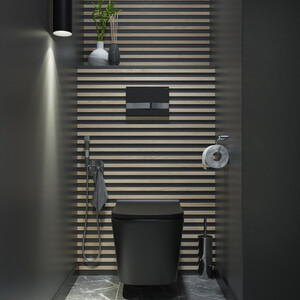 Кнопка смыва IDDIS Unifix черный матовый (UNI06BCi77)