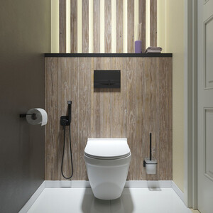 Кнопка смыва IDDIS Unifix черный матовый (UNI06MBi77)