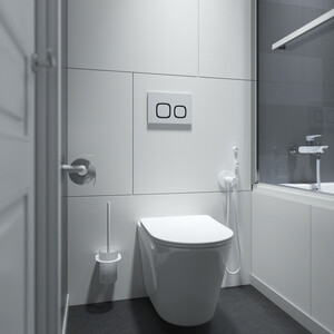 Кнопка смыва IDDIS Unifix белый матовый (UNI04WBi77)