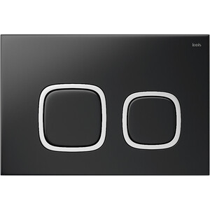 Кнопка смыва IDDIS Unifix черный матовый (UNI04BCi77)