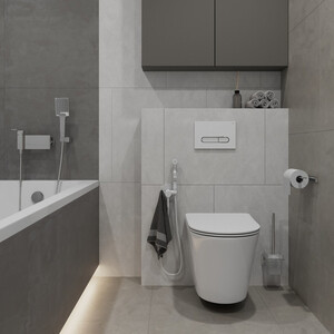 Кнопка смыва IDDIS Unifix белый матовый (UNI01WCi77)