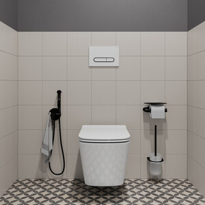 Кнопка смыва IDDIS Unifix белый матовый (UNI01WBi77)