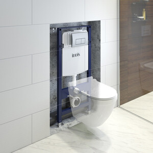 Инсталляция для унитаза IDDIS Optima Home с клавишей смыва хром (OPH00GCi32K)