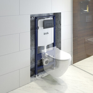 Инсталляция для унитаза IDDIS Optima Home с черной клавишей (OPH00MBi32K)
