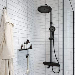 Душевая система IDDIS SpaHome со смесителем, черный матовый (SPABLBTi06)