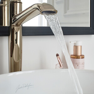 Смеситель для раковины Jacob Delafon Cleo 1889 глянцевое золото (E24309-BGG)