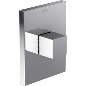 Переключатель потоков Jacob Delafon Modulo Square встраиваемый, на 3 выхода, хром (E75413-CP)