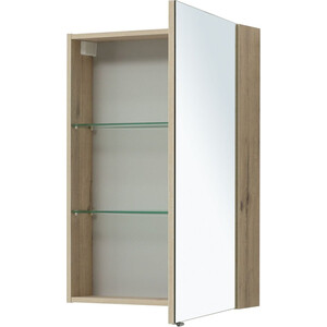 Зеркальный шкаф Aquanet Алвита 60 дуб веллингтон белый (277541)