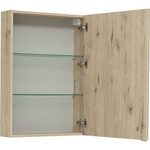 Зеркальный шкаф Aquanet Алвита 60 дуб веллингтон белый (277541)