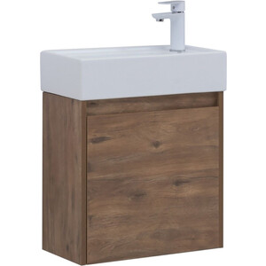 Тумба под раковину Aquanet Nova Lite 50 одна дверка, дуб рустикальный (298855)