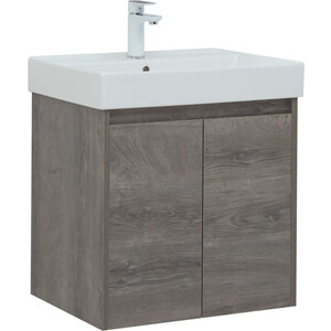 Тумба под раковину Aquanet Nova Lite 60 две дверки, дуб рошелье (298848)