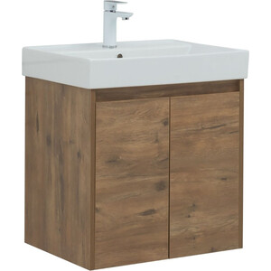 Тумба под раковину Aquanet Nova Lite 60 две дверки, дуб рустикальный (298849)