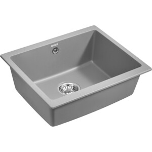 Кухонная мойка Paulmark Gera серый металлик (PM205546-GRM)