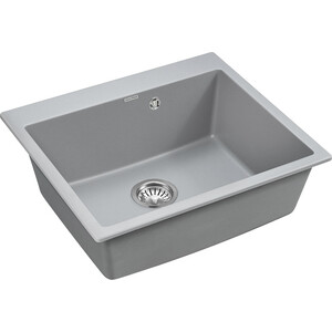 Кухонная мойка Paulmark Kante серый металлик (PM106052-GRM)