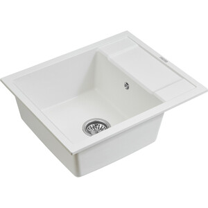 Кухонная мойка Paulmark Optimum белый (PM216050-WH)