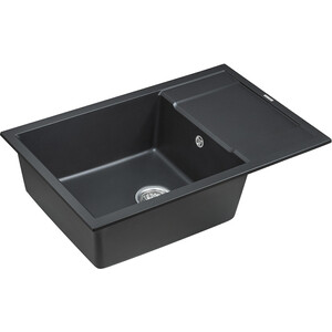 Кухонная мойка Paulmark Verlass черный металлик (PM317850-BLM)