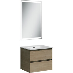 Мебель для ванной Sancos Cento 60 два ящика, карпатская ель