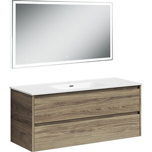 Мебель для ванной Sancos Libra 120 два ящика, дуб чарльстон
