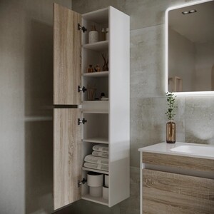 Пенал Sancos Smart 35 дуб бардолино/белый (PSM35E)