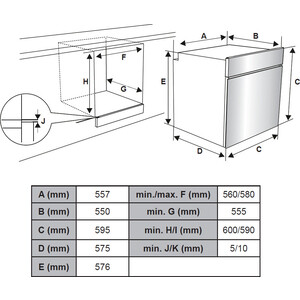 Электрический духовой шкаф Weissgauff EOV 661 PDW