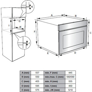 Электрический духовой шкаф Weissgauff EO 459 PDB