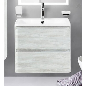 Тумба под раковину BelBagno Albano 70 подвесная, Rovere Vintage Bianco (Albano-700-2C-SO-RVB)