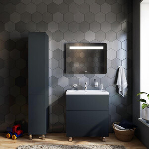 Пенал Am.Pm Gem 30х190 напольный, правый, графит матовый (M90CSR0306GM)