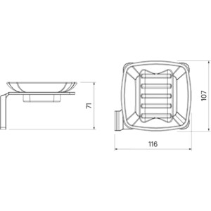 Мыльница IDDIS Slide графит (SLIGMG0i42)