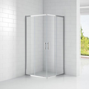 Душевой уголок Cezares Eco 100х100 прозрачный, хром (ECO-O-A-2-100-C-Cr)