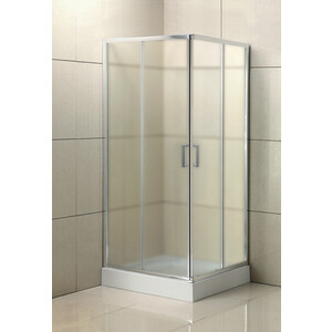 Душевой уголок BelBagno Uno 95х95 рифленый Punto, хром (UNO-195-A-2-95-P-Cr)