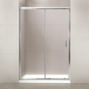 Душевая дверь BelBagno Uno 130х195 рифленое Punto, хром (UNO-195-BF-1-130-P-Cr)