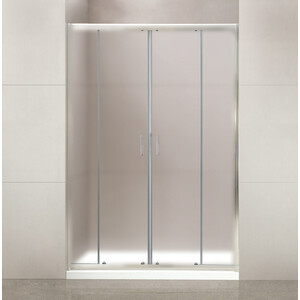 Душевая дверь BelBagno Uno 170х195 рифленое Punto, хром (UNO-195-BF-2-170-P-Cr)