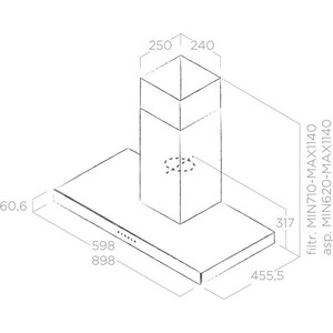 Вытяжка Elica Joy WHIX/A/60