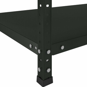 Стеллаж металлический Brabix Графит Ms Kd-180/40/70-5 лофт, 1800х700х400 мм, 5 полок (291268)
