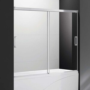 Шторка для ванны Cezares Tandem Soft VF-2 180х145 прозрачная, хром (TANDEM-SOFT-VF-2-180/145-C-Cr-IV)