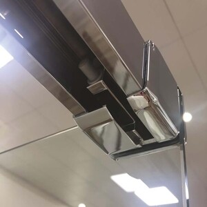 Шторка для ванны Cezares Tandem Soft VF-2 190х145 прозрачная, хром (TANDEM-SOFT-VF-2-190/145-C-Cr-IV)