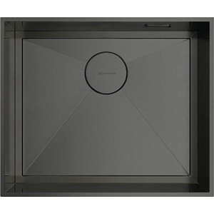 Omoikiri Kasen 53-INT-GM вороненая сталь (4993496)