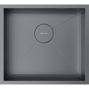 Кухонная мойка Omoikiri Kasen 49-16-GM вороненая сталь (4997055)