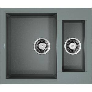 Кухонная мойка Omoikiri Sakaime 60-2-GR leningrad grey (4993554)