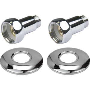 Комплект подключений Point прямое, гайка / штуцер 3/4"х1/2", 2 штуки (PN00007)