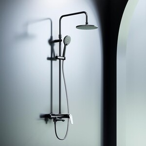 Душевая система Damixa Jupiter черная матовая (977730300)