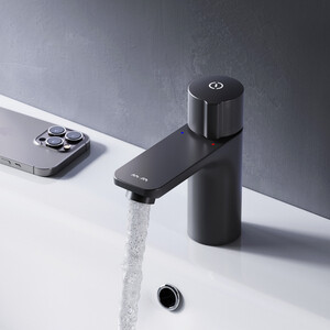 Смеситель для раковины Am.Pm X-Joy TouchReel черный (F85A02522)